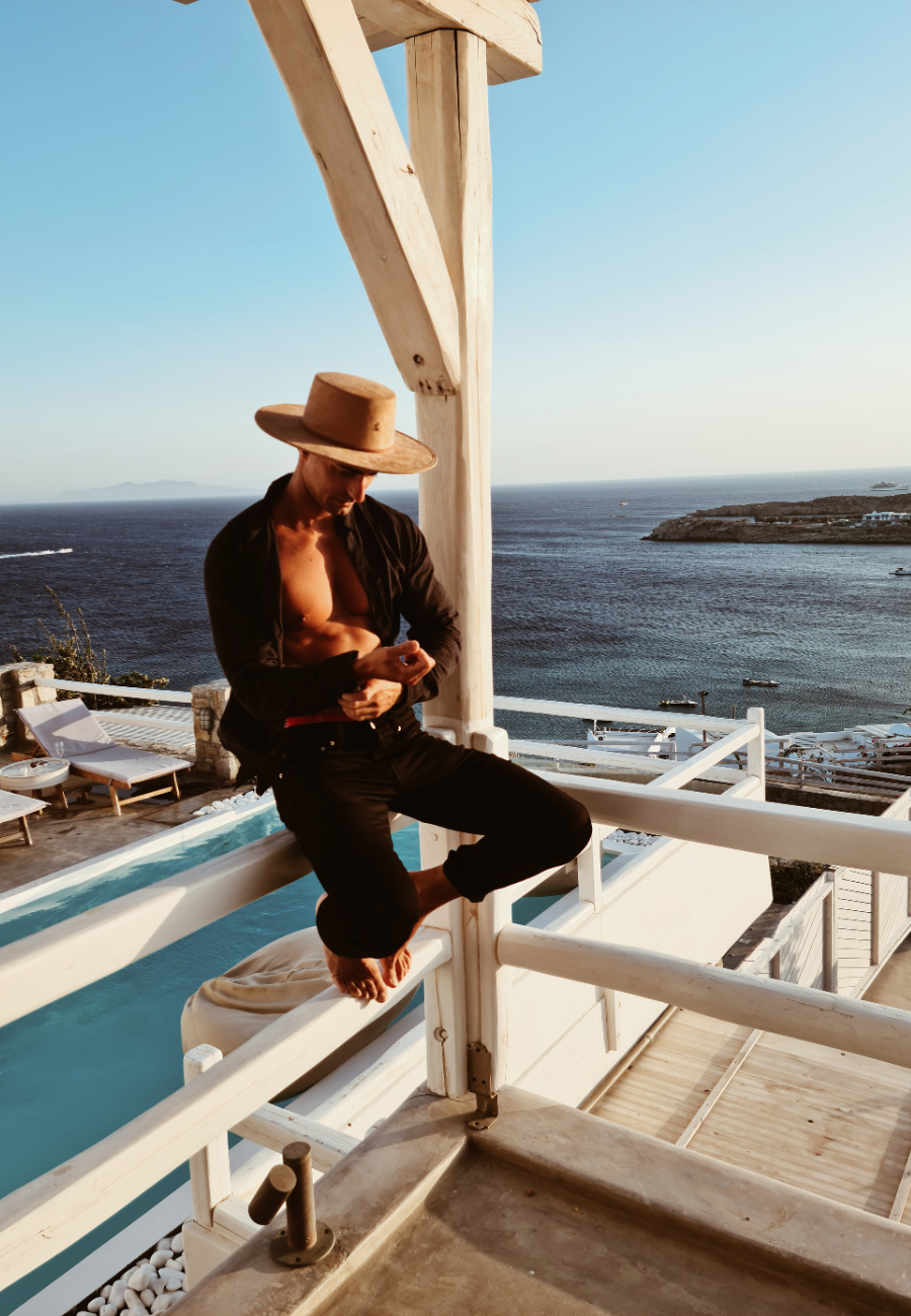 TULUM LIGHT BROWN HAT - DE LA ROSA TULUM