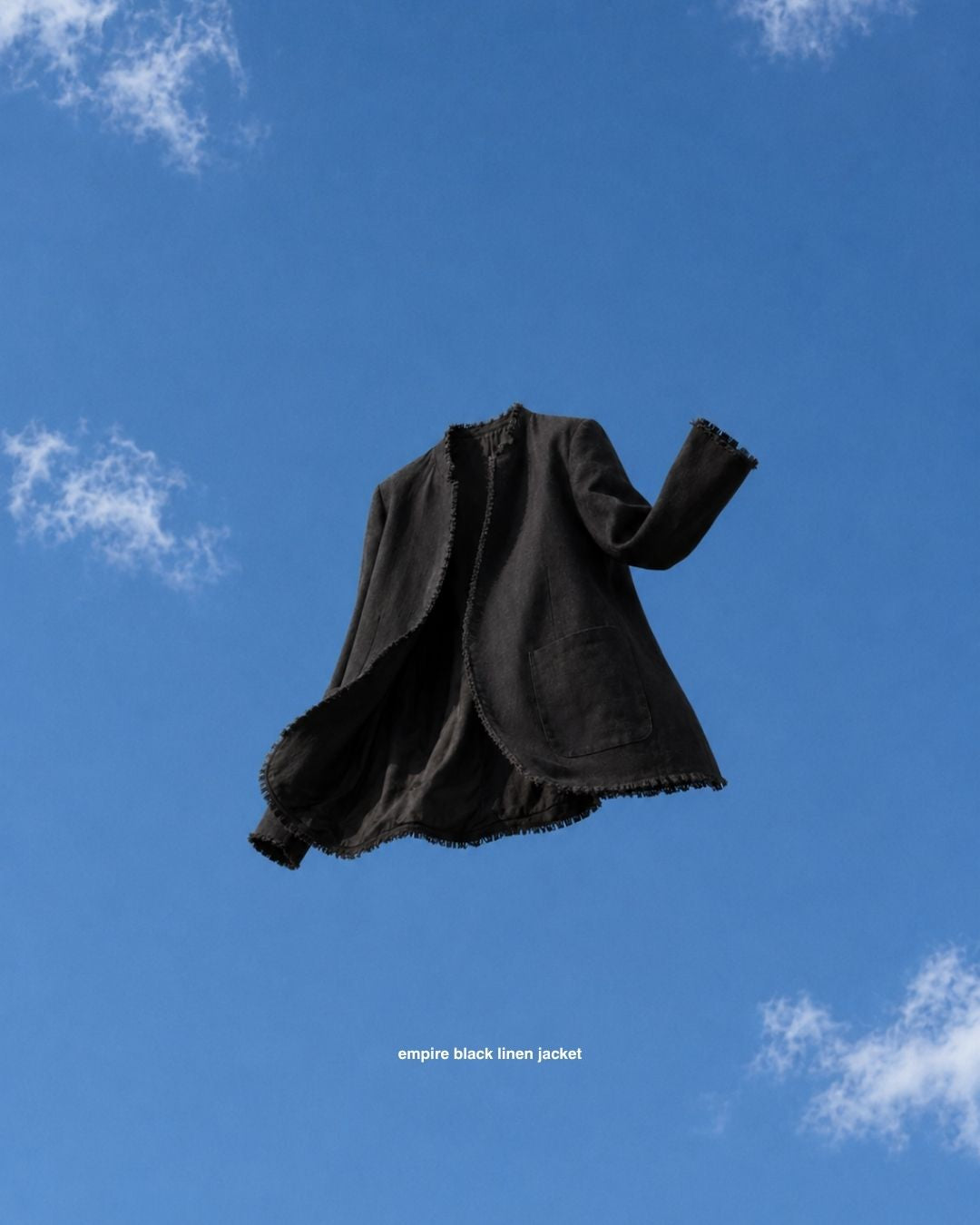 EMPIRE BLACK COTTON JACKET