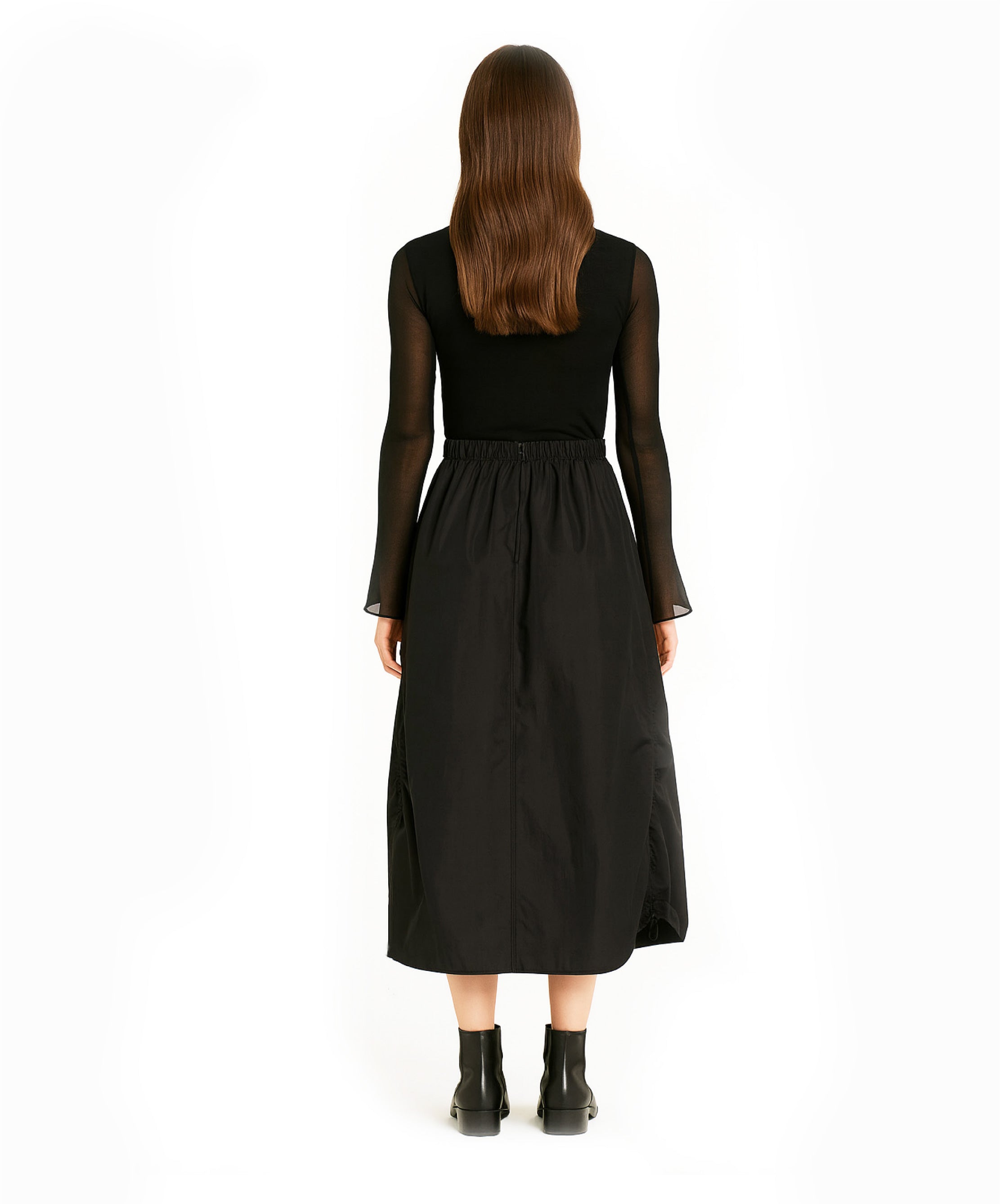 MORPH BLACK SKIRT - DE LA ROSA TULUM
