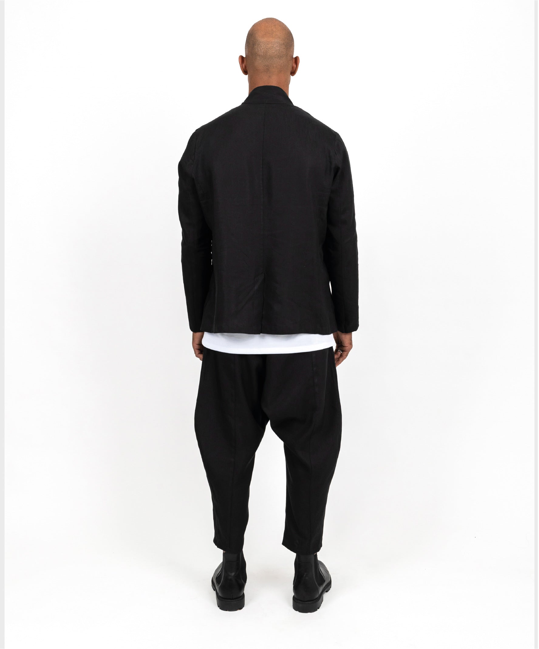 EMPIRE BLACK CUPRO JACKET - DE LA ROSA TULUM