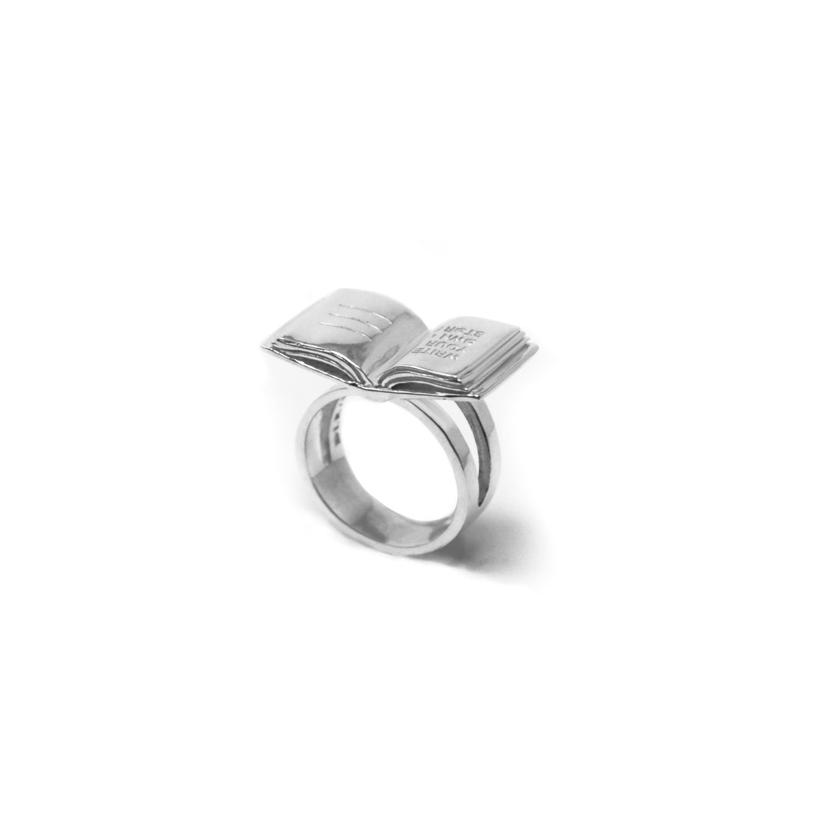 WRITE SILVER RING - DE LA ROSA TULUM