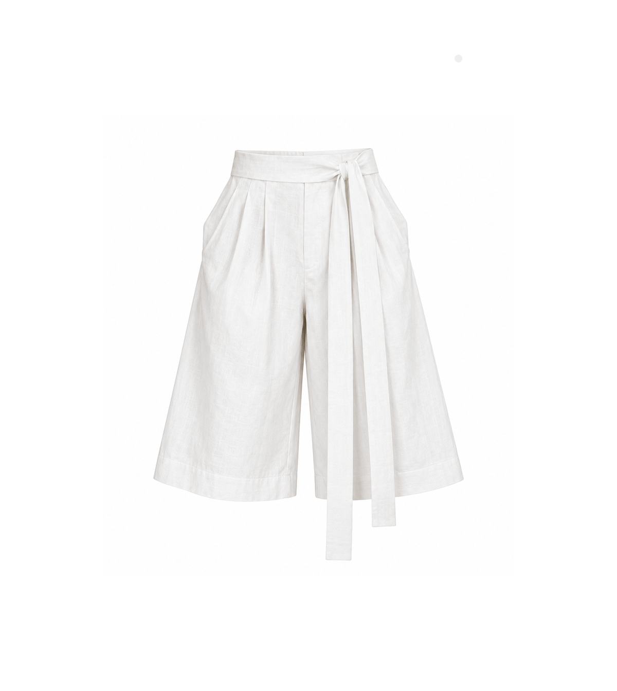 SAMURAI WHITE CROPPED PANTS