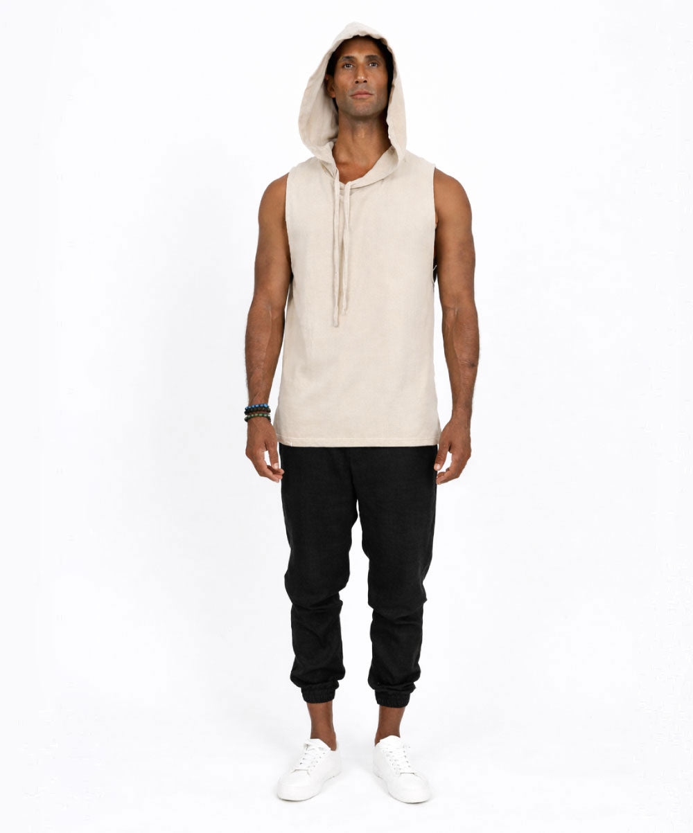 FORCE SAND PIQUE HOODIE