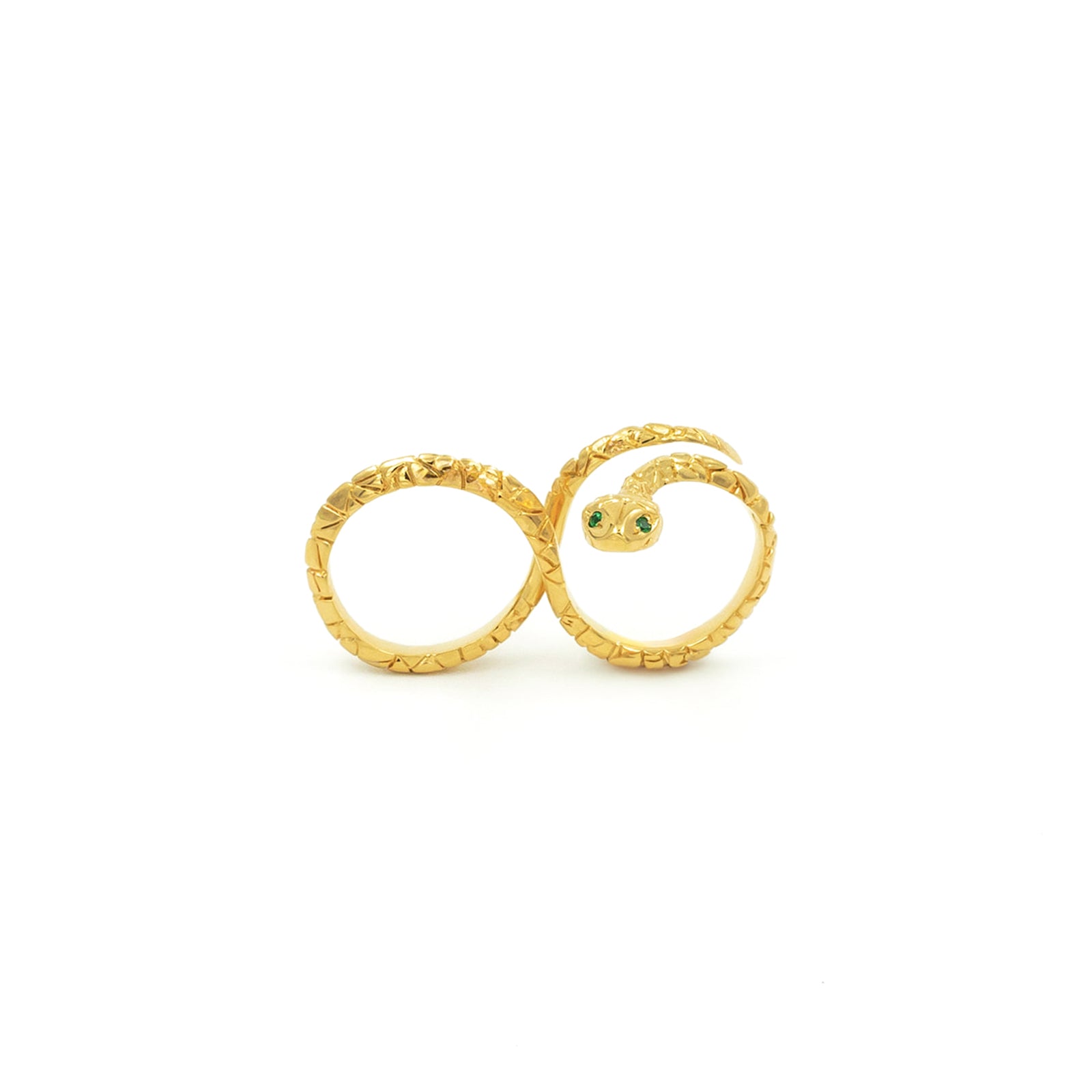 INFINITY SNAKE GOLD RING - DE LA ROSA TULUM