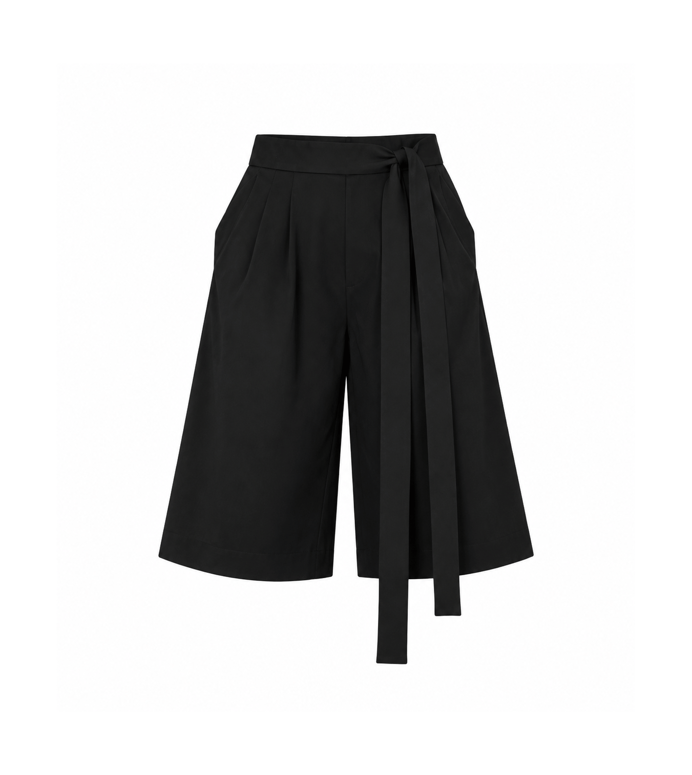SAMURAI BLACK CROPPED PANTS