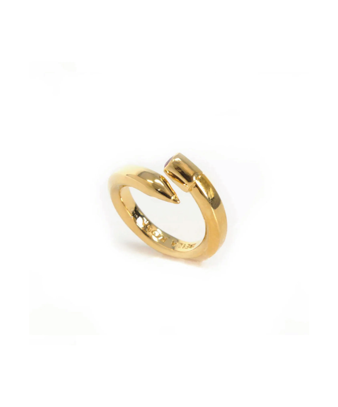 WRITE YOUR OWN STORY GOLD PENCIL RING - DE LA ROSA TULUM