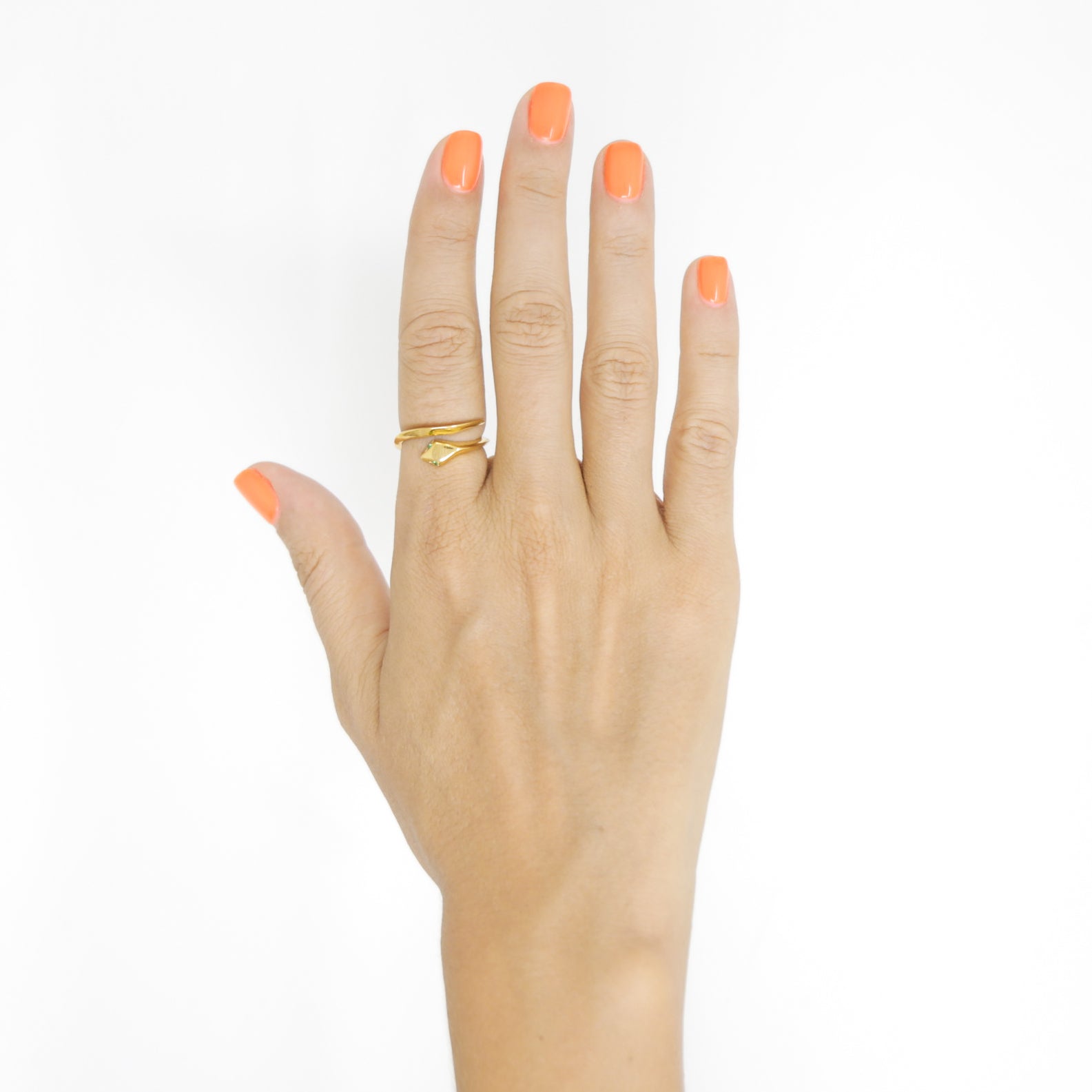 BABY SNAKE GOLD RING - DE LA ROSA TULUM