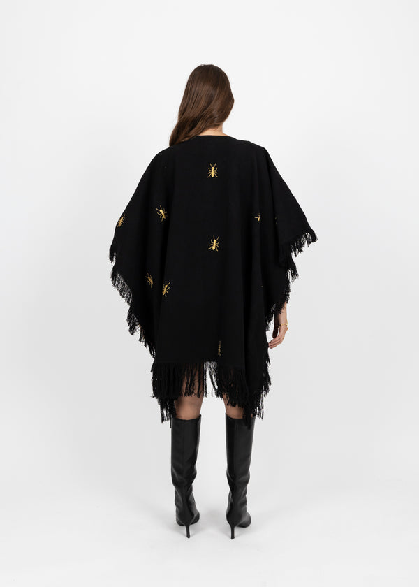 BE ANTSTOPPABLE GOLD PONCHO