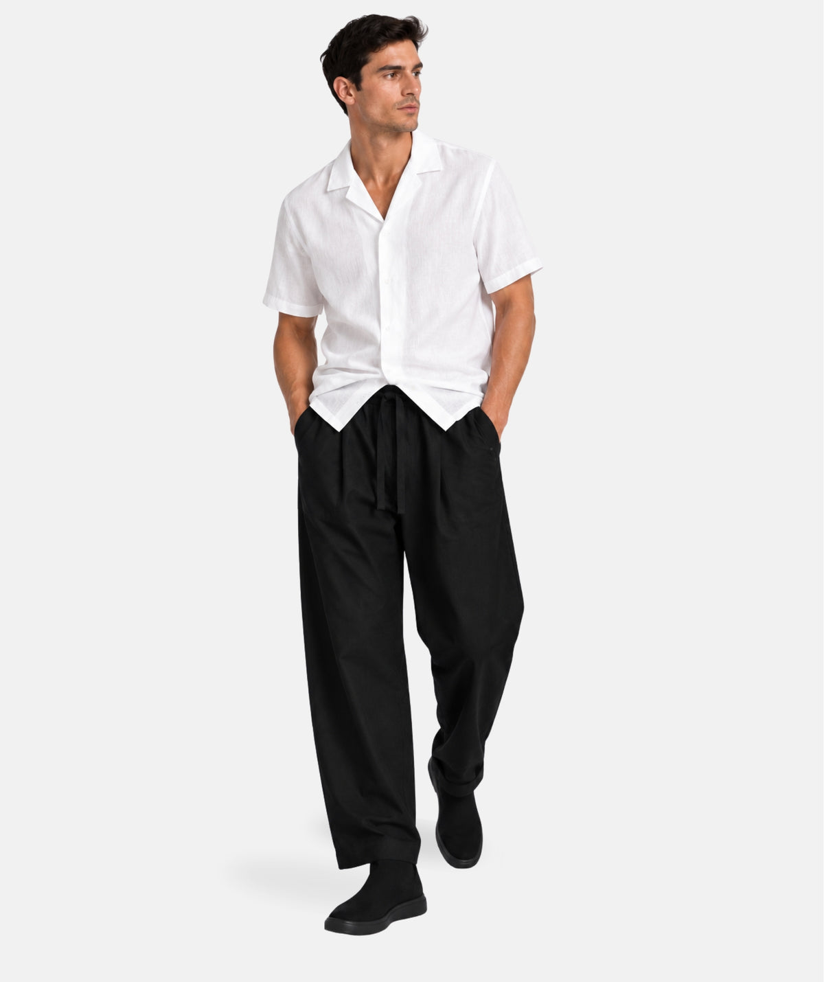 PULSE WHITE LINEN SHIRT