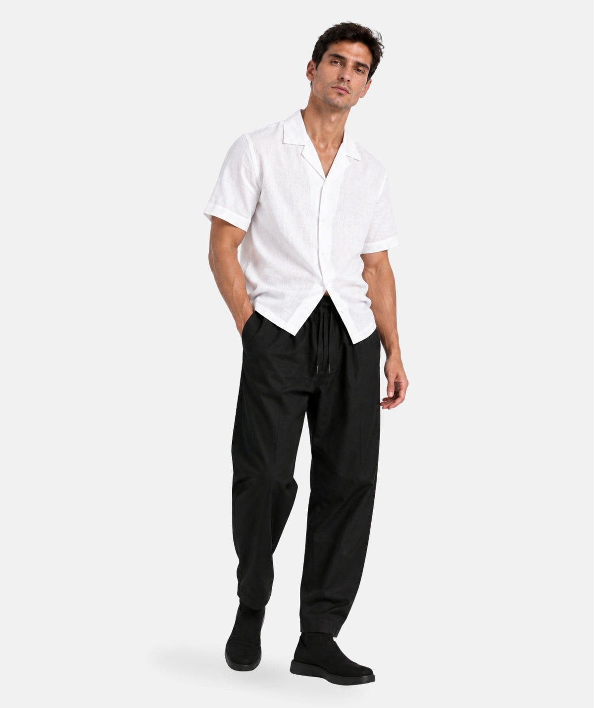 PULSE WHITE LINEN SHIRT