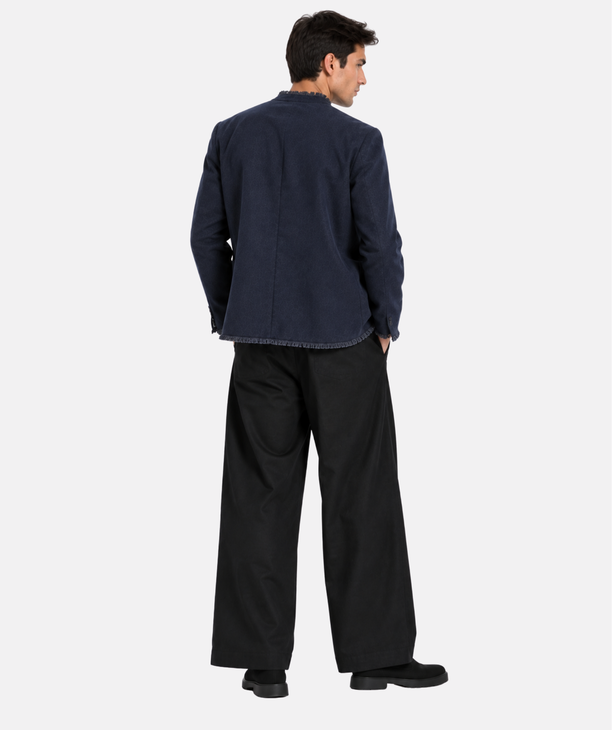 EMPIRE BLUE LINEN JACKET