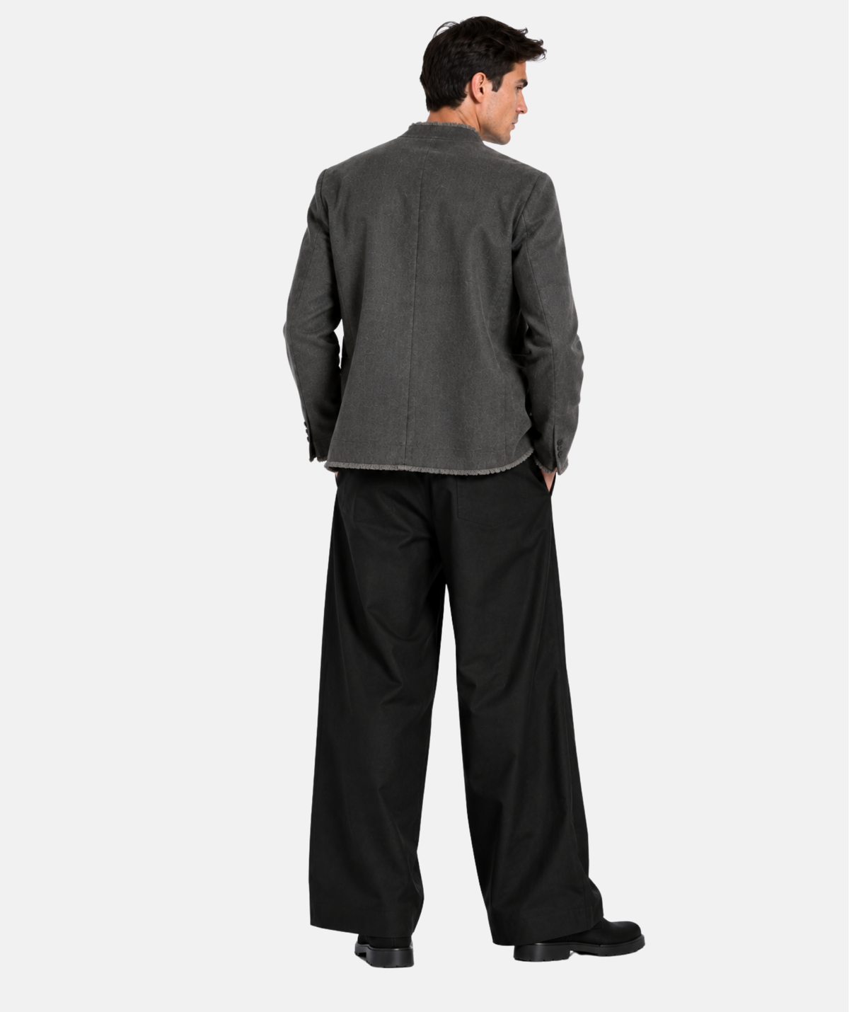EMPIRE GRAY LINEN JACKET