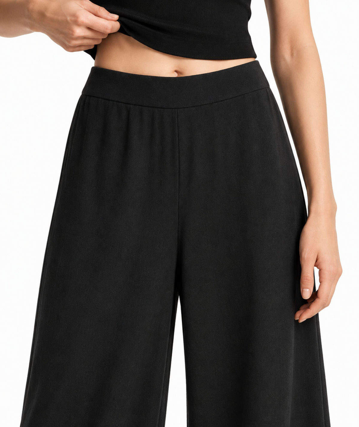 SWITCH BLACK STRETCH PANTS