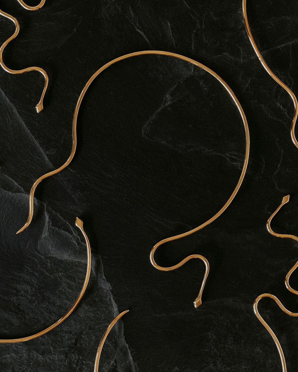 FEARLESS SNAKE GOLD CHOKER - DE LA ROSA TULUM