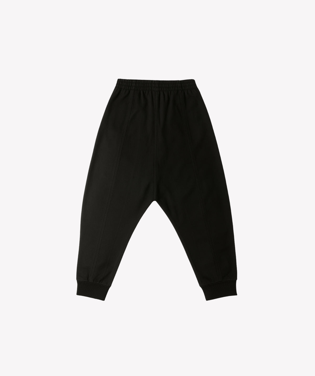 BUBBLE BLACK COTTON PANTS