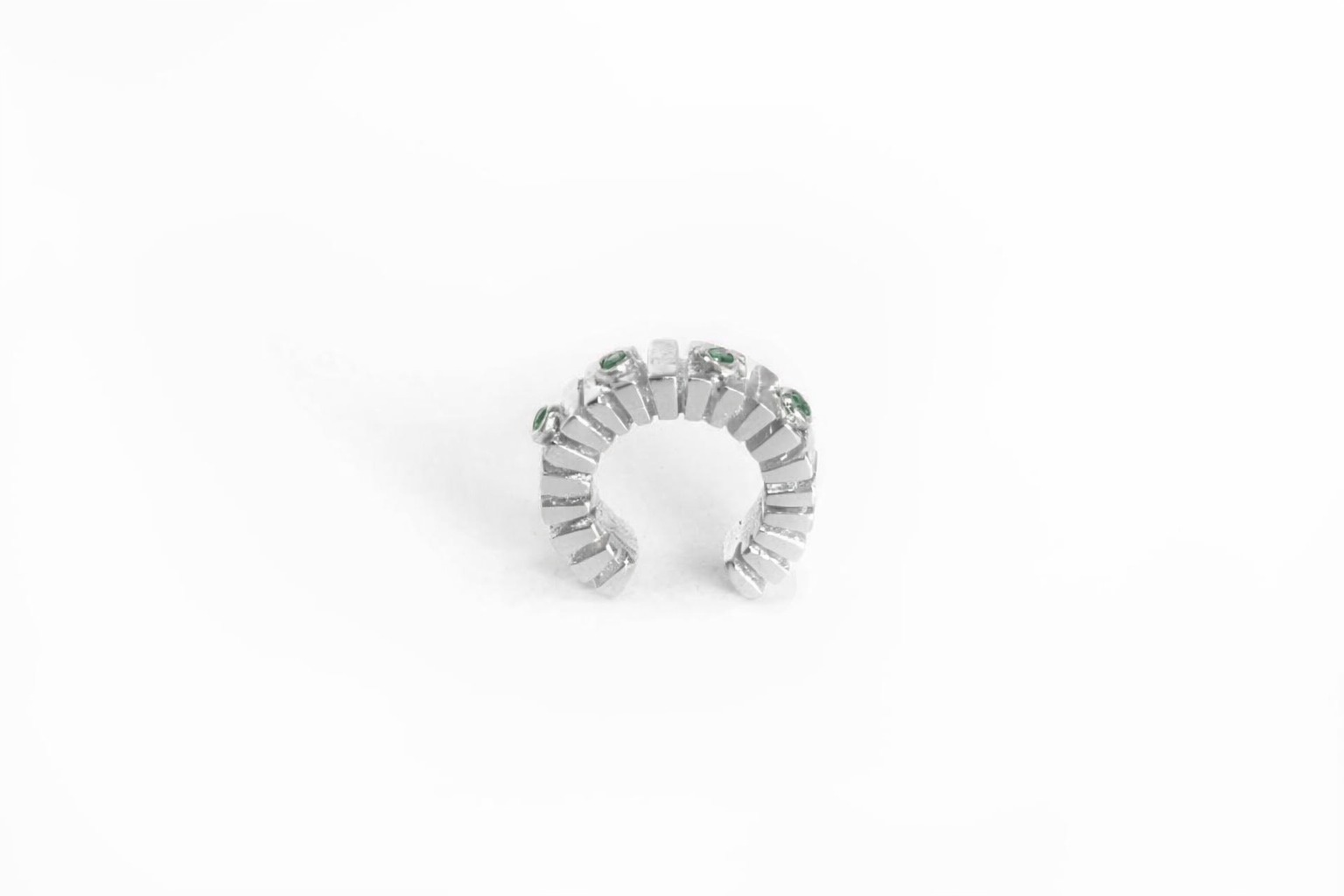 STAIRWAY SILVER EAR CUFF - DE LA ROSA TULUM