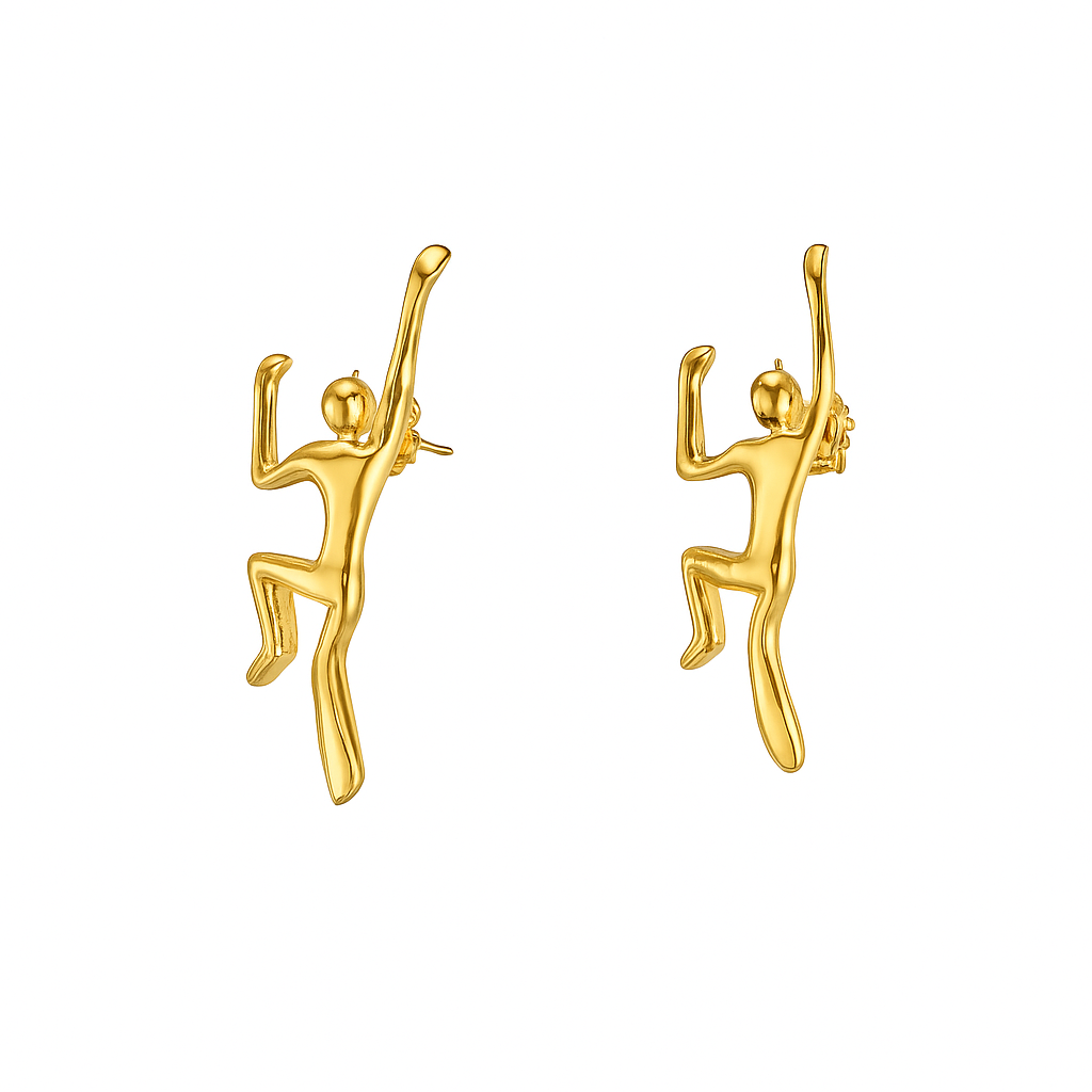 ANTSTOPPABLE GOLD EARRINGS