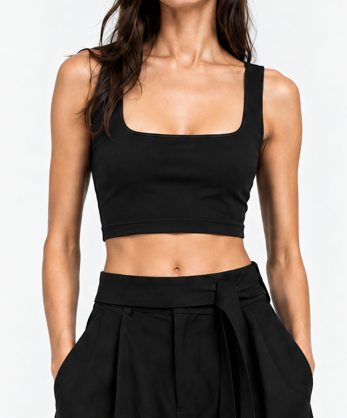 ENCHANT BLACK COTTON TOP