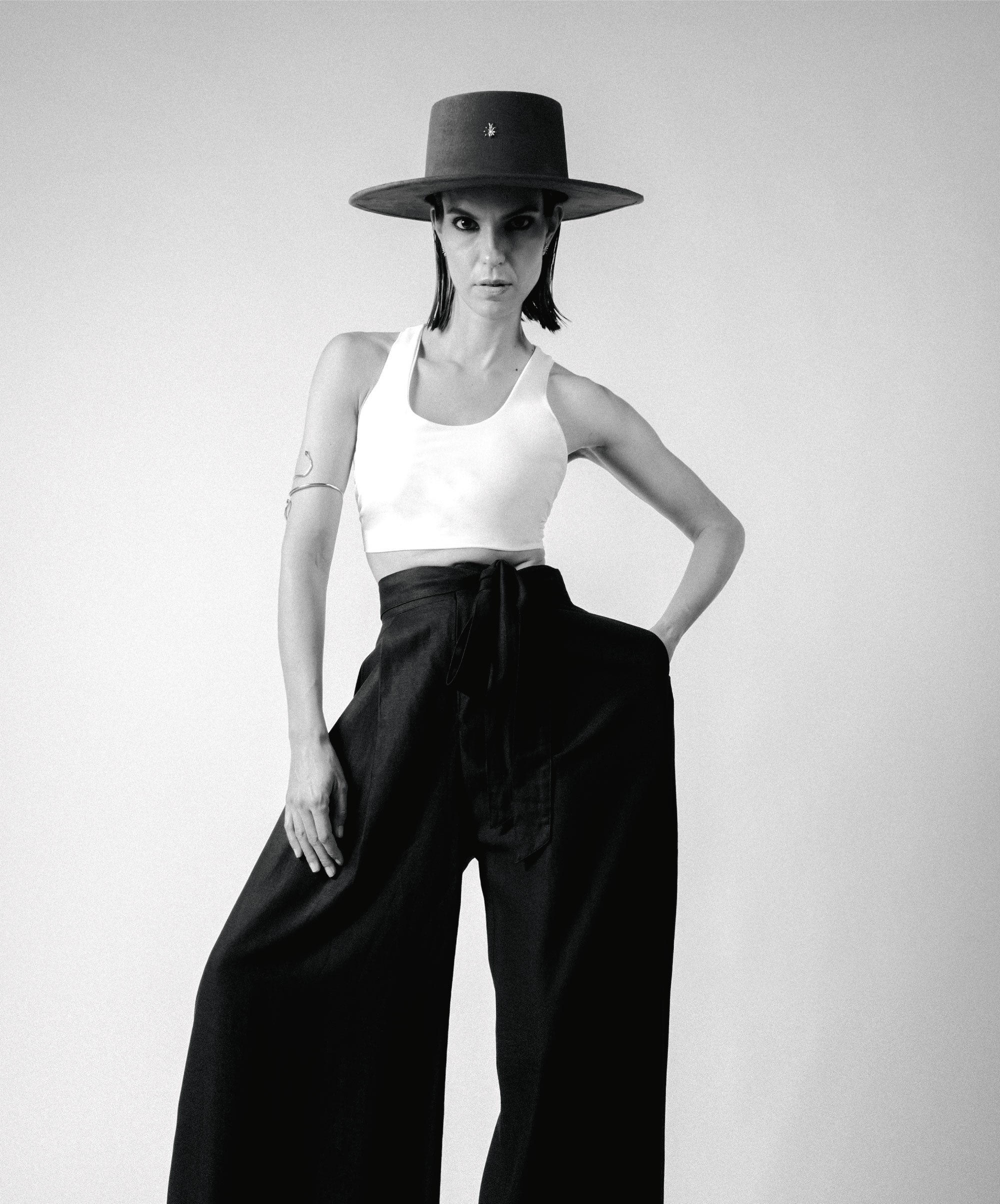 HIGHWAY WHITE TOP - DE LA ROSA TULUM