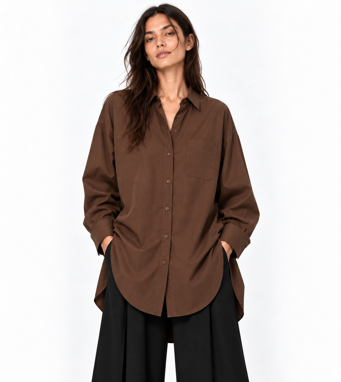 BALANCE BROWN SHIRT