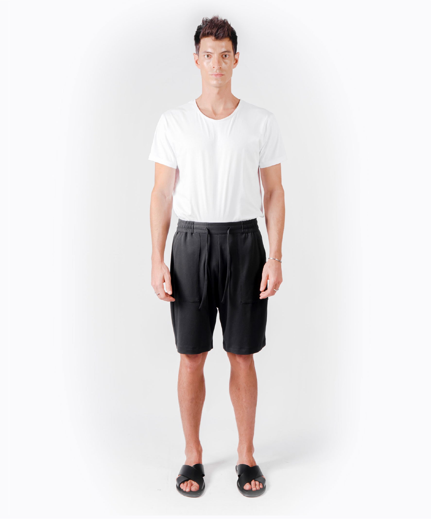 RELAX LOUNGE SPORT BLACK SHORTS