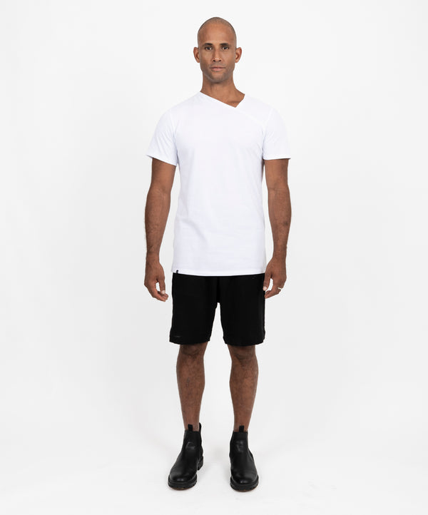 RELAX LOUNGE COTTON BLACK SHORTS