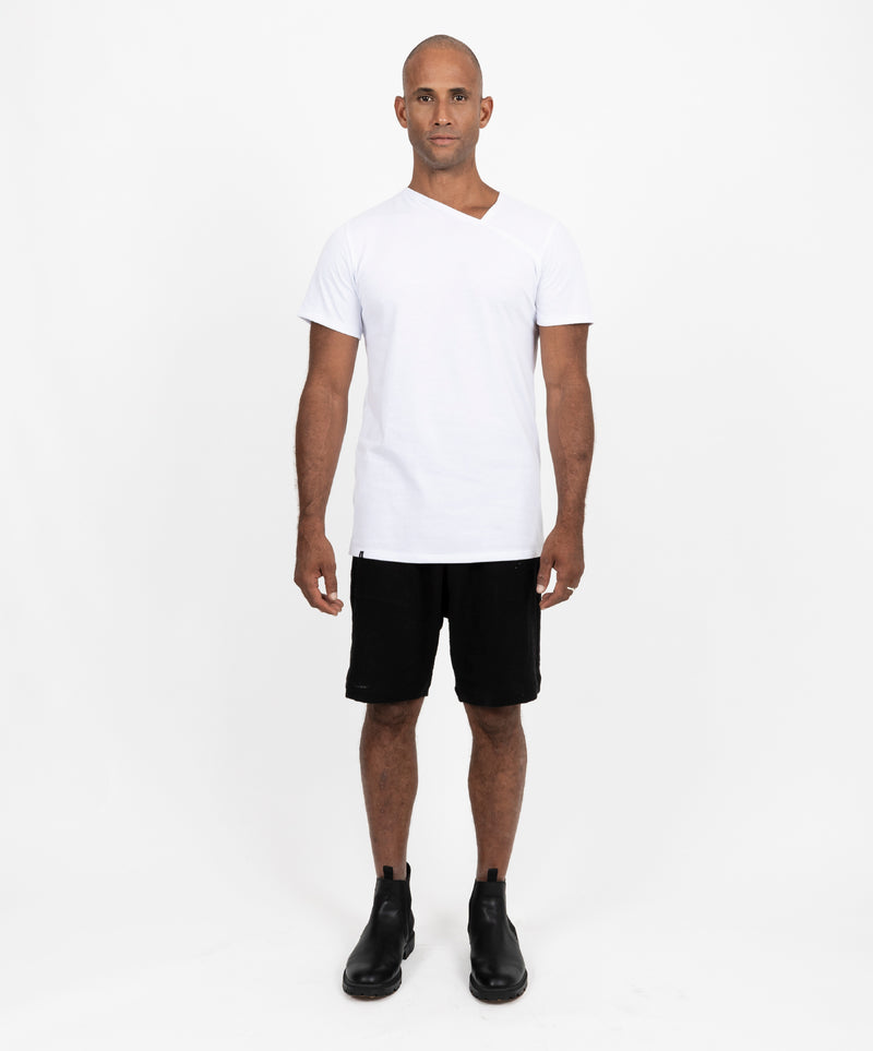 RELAX LOUNGE COTTON BLACK SHORTS