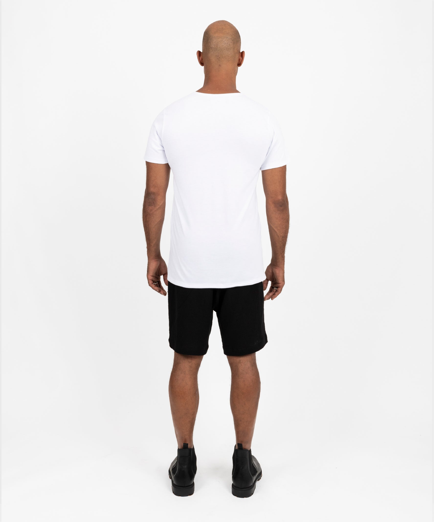 RELAX LOUNGE COTTON BLACK SHORTS