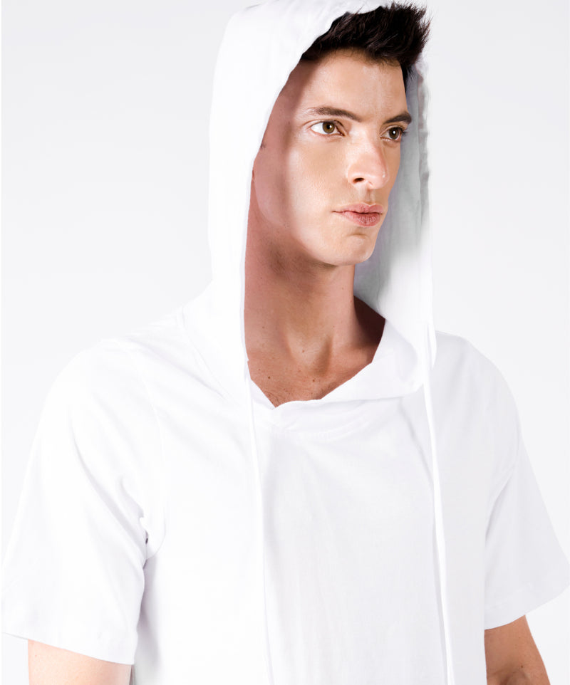 NEW WAY HOODIE WHITE T-SHIRT - DE LA ROSA TULUM