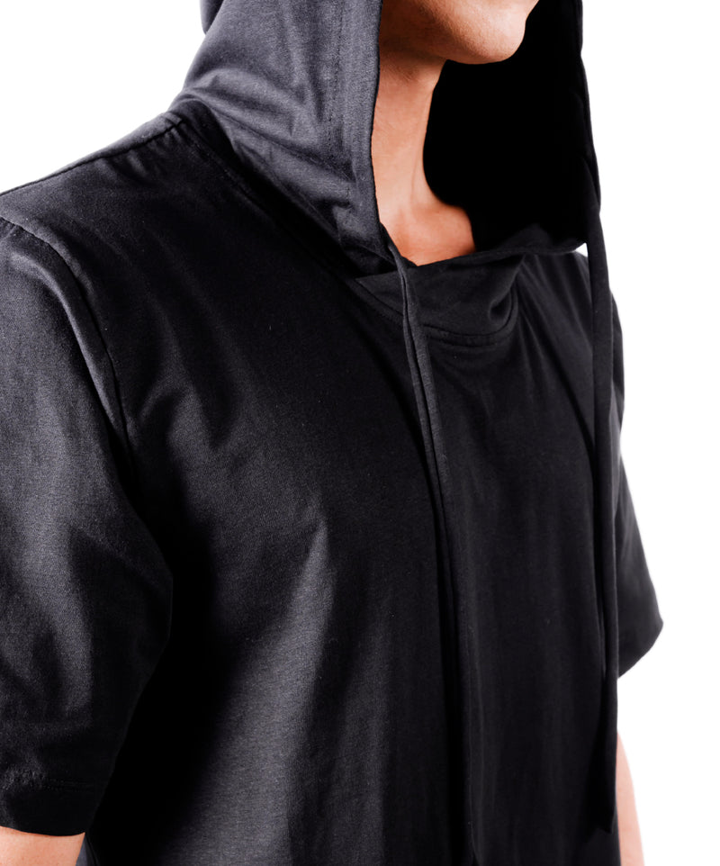 NEW WAY HOODIE BLACK T-SHIRT - DE LA ROSA TULUM