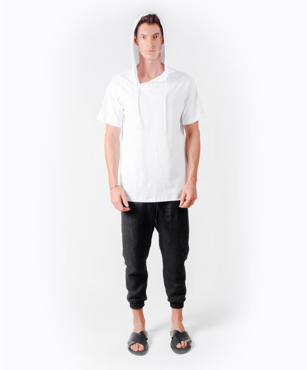 NEW WAY HOODIE WHITE T-SHIRT - DE LA ROSA TULUM