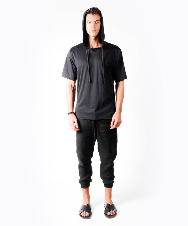 NEW WAY HOODIE BLACK T-SHIRT - DE LA ROSA TULUM