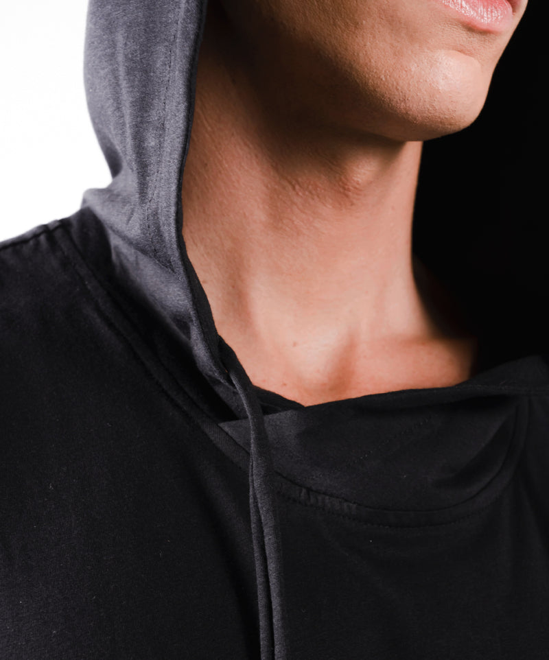 NEW WAY HOODIE BLACK T-SHIRT - DE LA ROSA TULUM