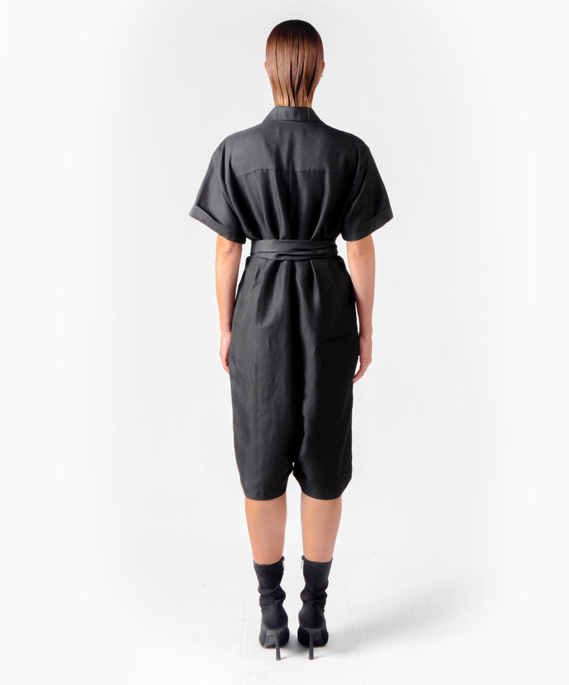 ROCKET BLACK OVERALL - DE LA ROSA TULUM