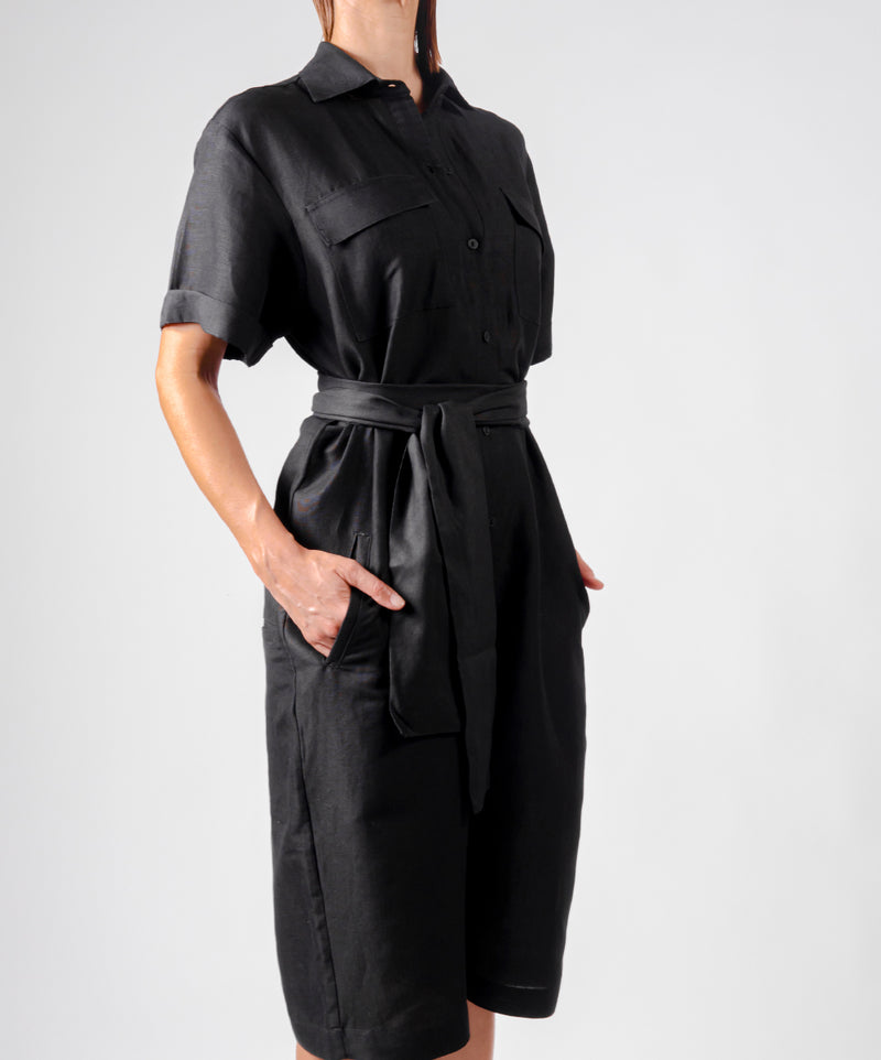 ROCKET BLACK OVERALL - DE LA ROSA TULUM