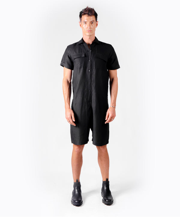 ROCKET BLACK OVERALL - DE LA ROSA TULUM