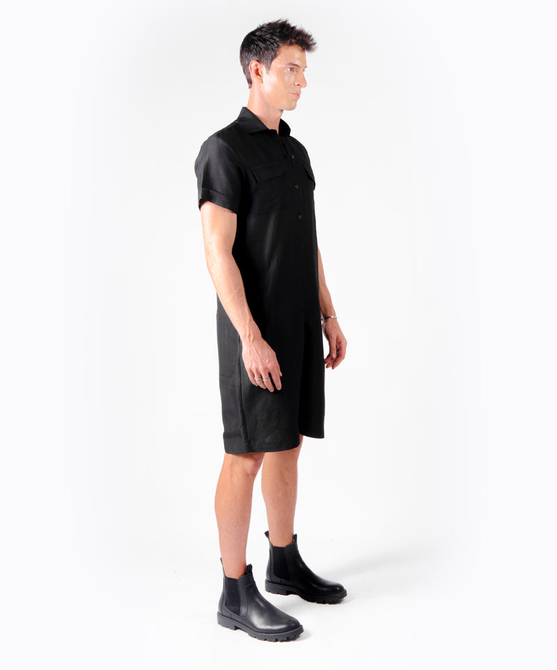 ROCKET BLACK OVERALL - DE LA ROSA TULUM