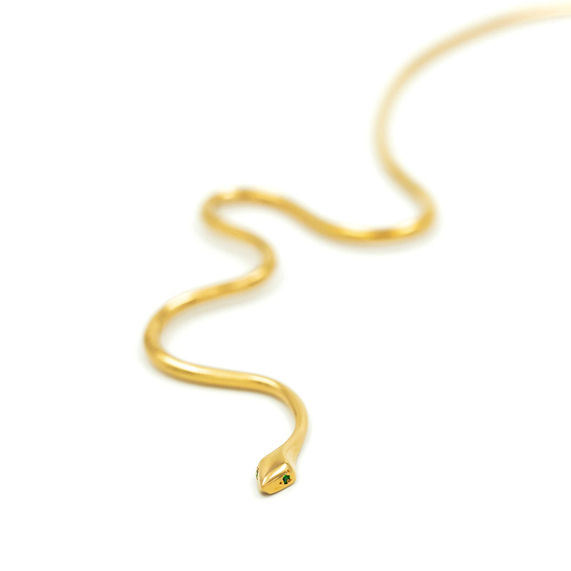 SLITHER SNAKE GOLD CHOKER - DE LA ROSA TULUM