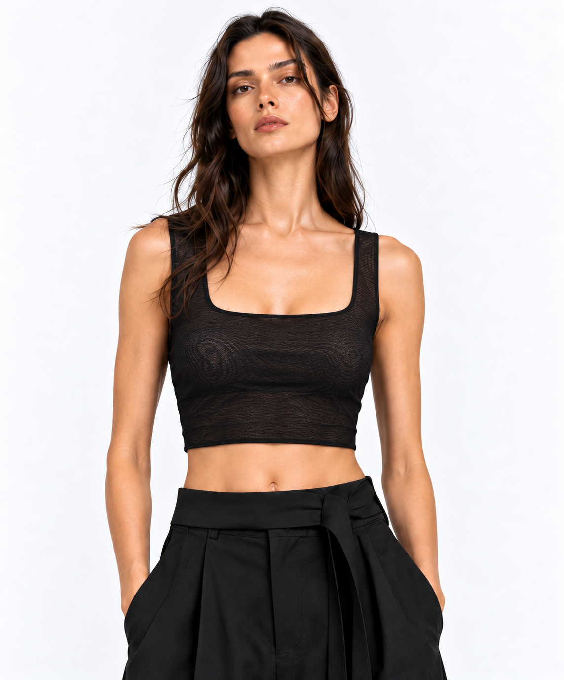 ENCHANT BLACK VALIANA TOP