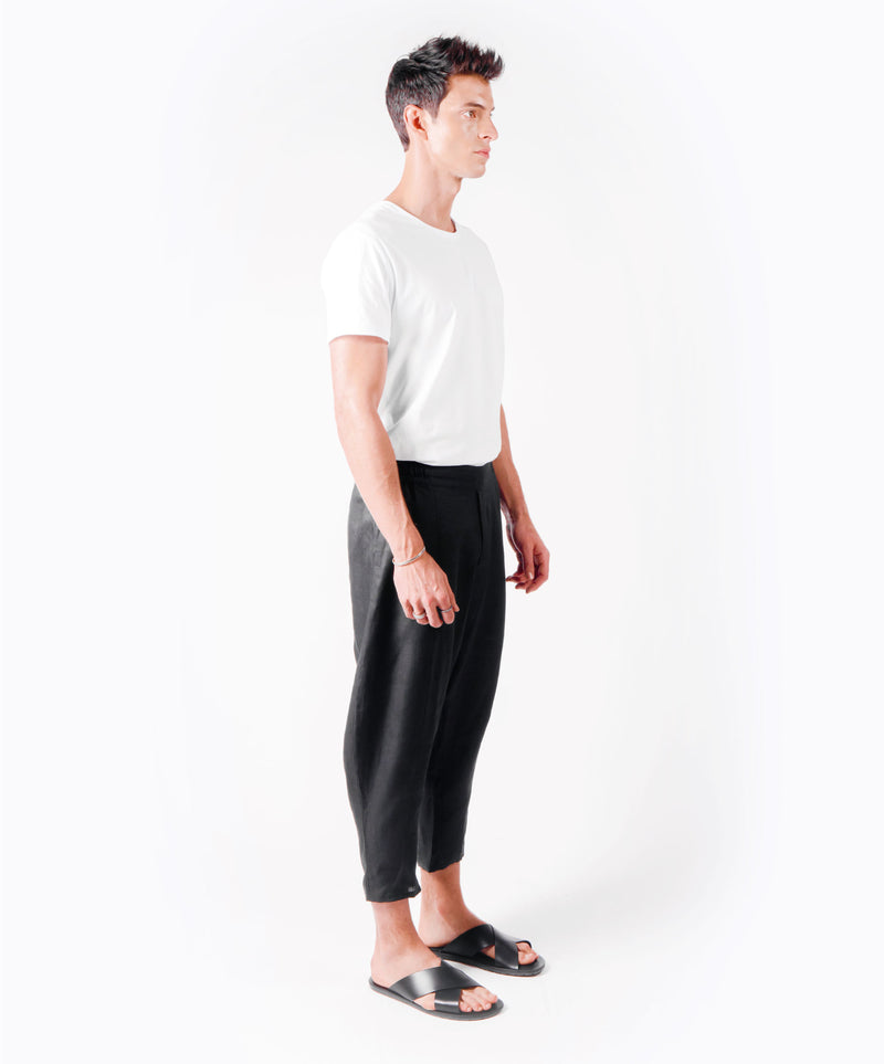 BUBBLE BLACK PANTS - DE LA ROSA TULUM