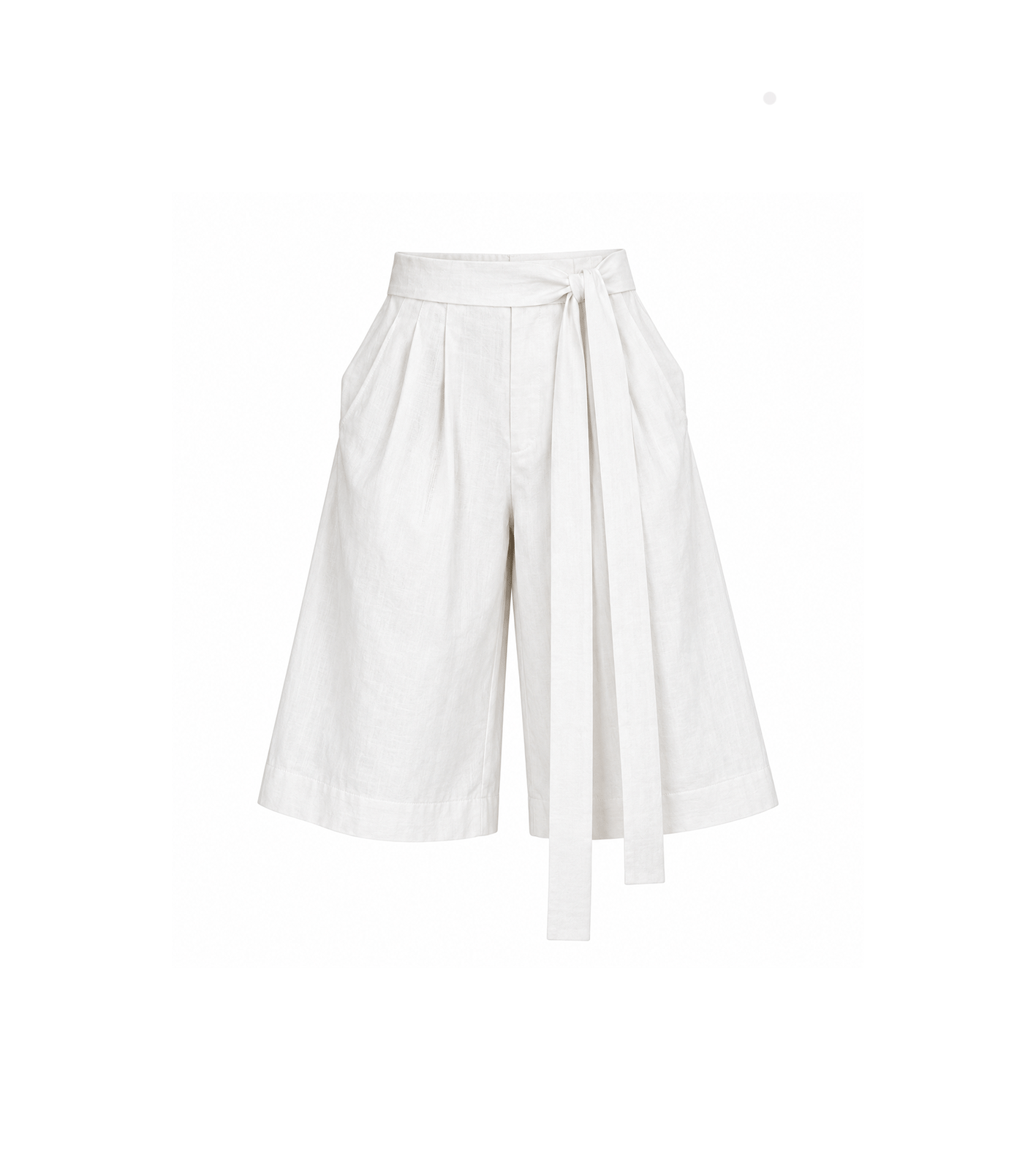 SAMURAI WHITE CROPPED PANTS