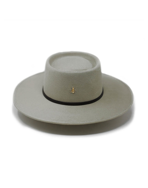 ELEVEN LIGHT GRAY HAT - DE LA ROSA TULUM