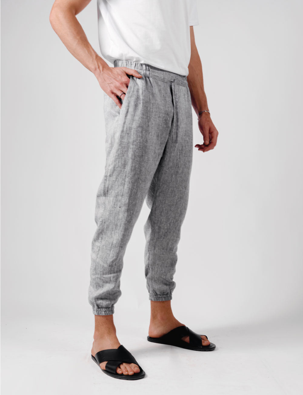 FLOW MARBLE GRAY PANTS - DE LA ROSA TULUM