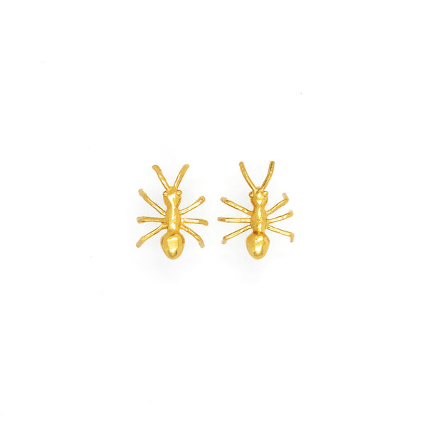 ANT GOLD EARRINGS