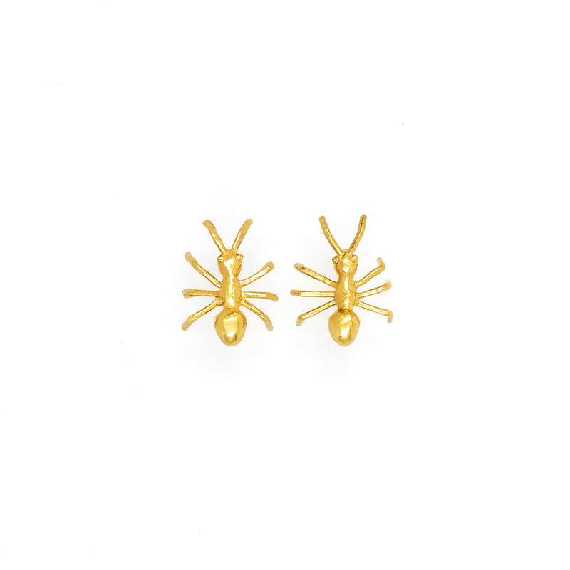 ANT GOLD EARRINGS - DE LA ROSA TULUM