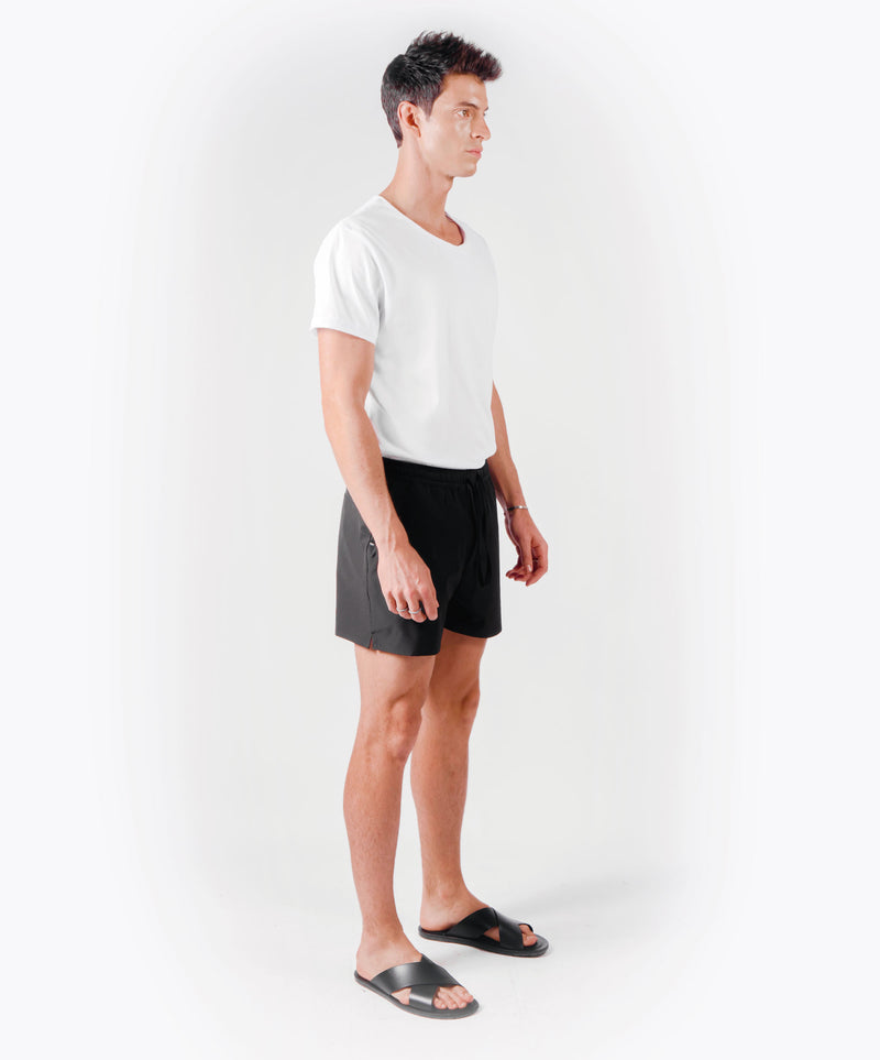 GO SWIM BLACK SHORTS - DE LA ROSA TULUM