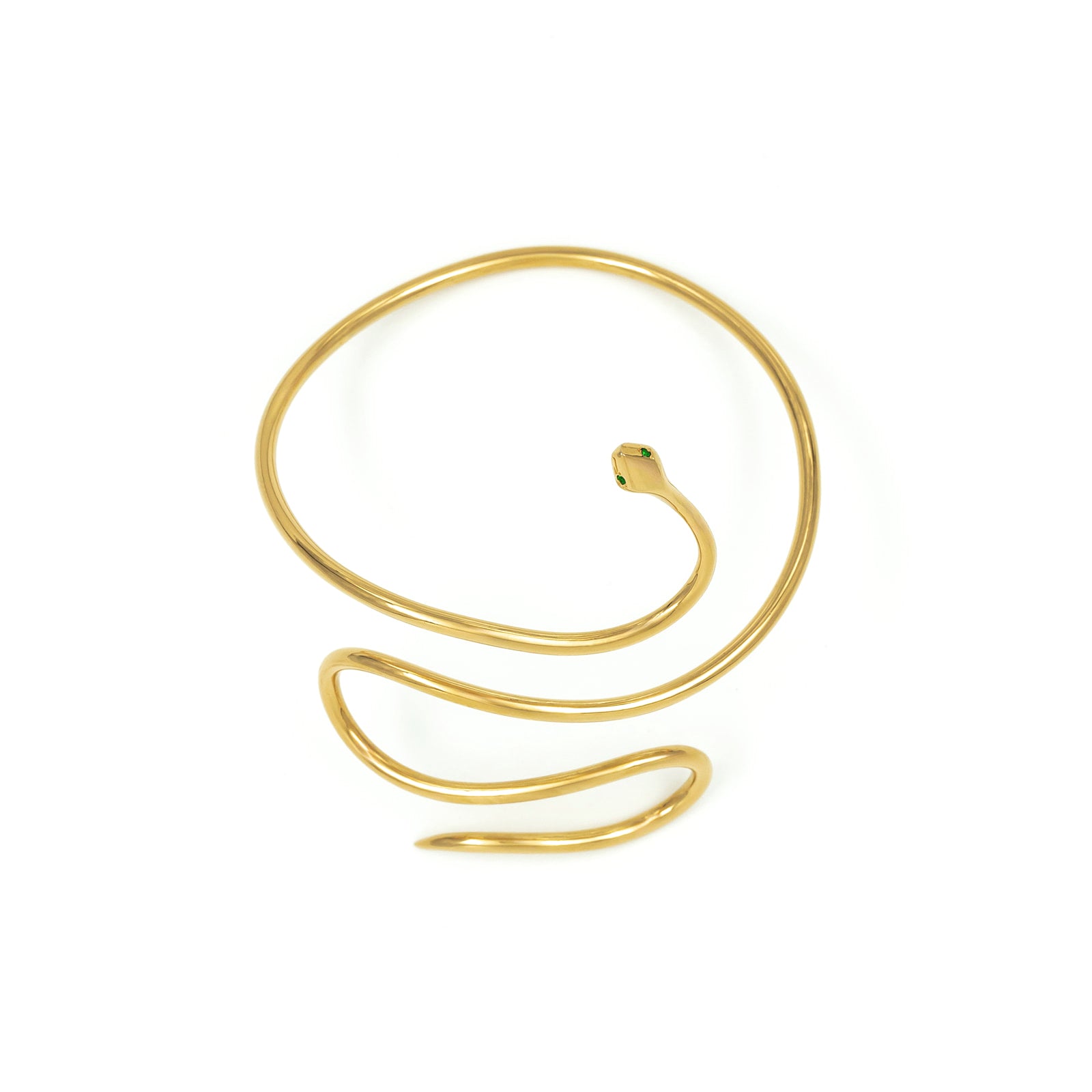 SNAKE GOLD BRACELET - DE LA ROSA TULUM