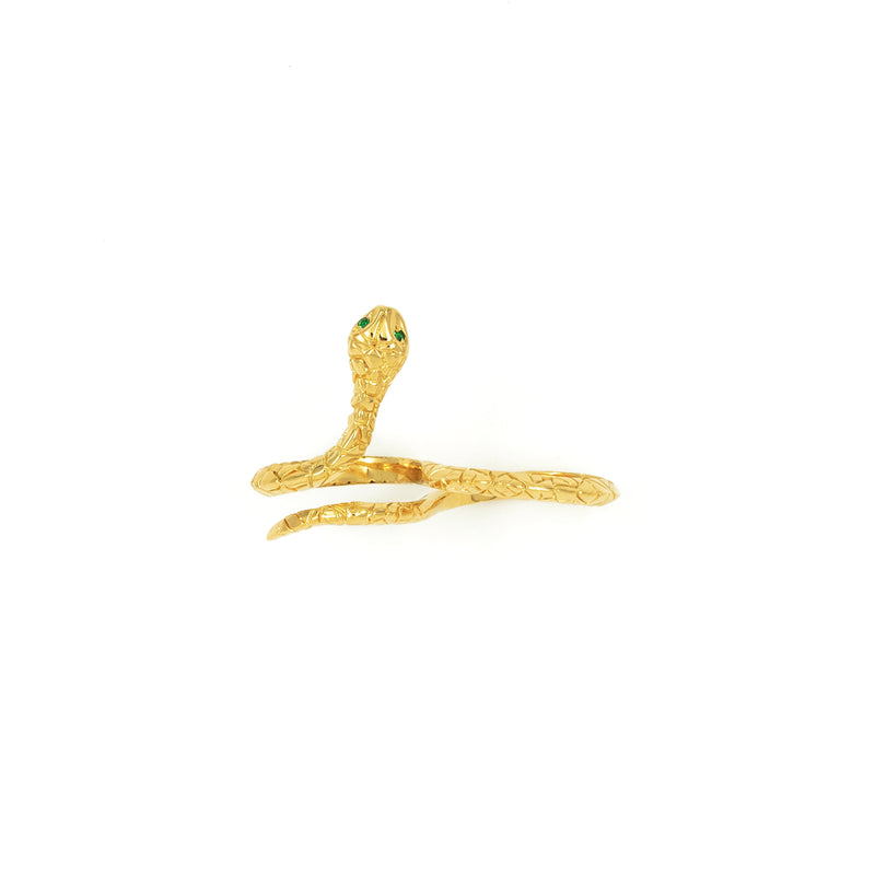 INFINITY SNAKE GOLD RING