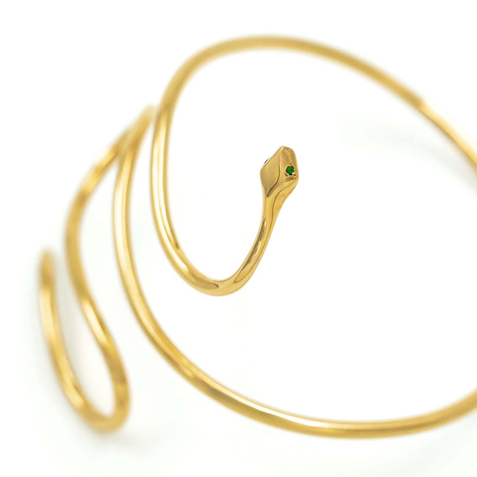 SNAKE GOLD BRACELET - DE LA ROSA TULUM