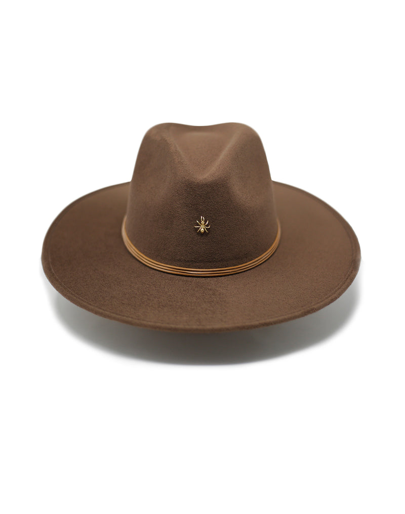 JUNGLE BROWN HAT - DE LA ROSA TULUM